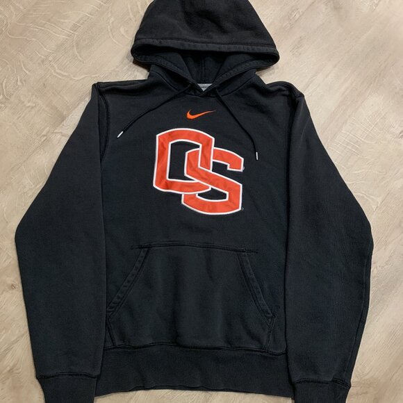 Nike Oregon State University OSU Beavers Men's Medium M Center Swoosh Hoodie - Picture 1 of 8